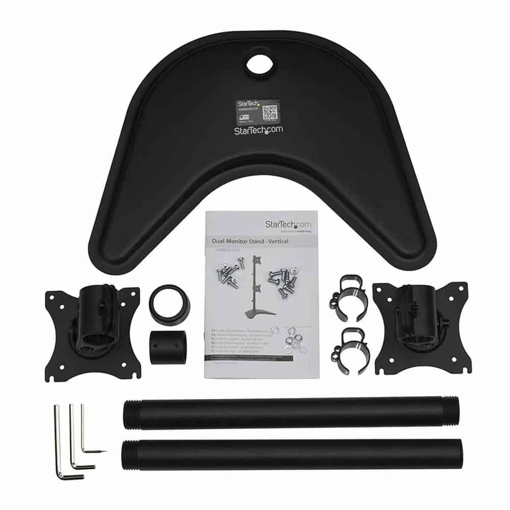 (image for) StarTech.com VESA Mount Vertical Dual Monitor Stand